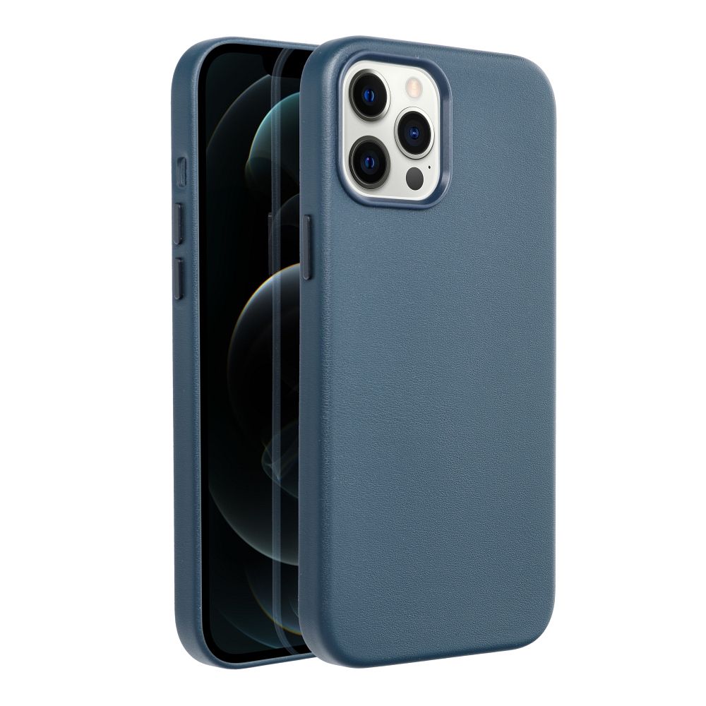 LEATHER MAG COVER case for IPHONE 12 Pro Max indigo blue