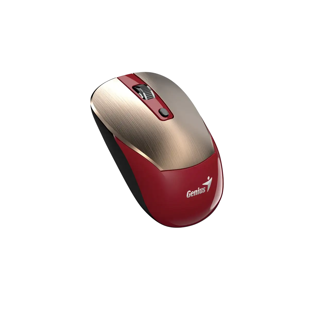 Genius NX-7125 /Bezdrátová/Optická/1200DPI/4 tlačítka/Copilot/2,4GHz/USB-A/ červeno-zlatá