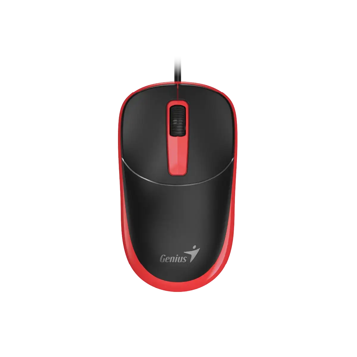 Genius DX-123 /Drátová/Optická/1200DPI/3 tlačítka/USB/ černo-červená