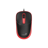 Genius DX-123 /Drátová/Optická/1200DPI/3 tlačítka/USB/ černo-červená