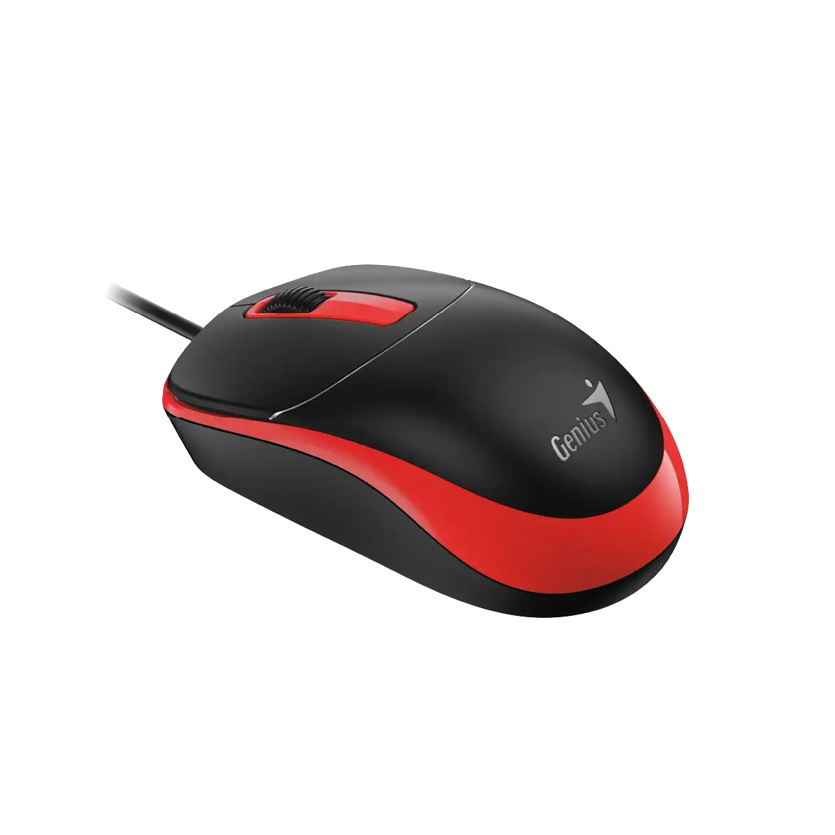 Genius DX-123 /Drátová/Optická/1200DPI/3 tlačítka/USB/ černo-červená