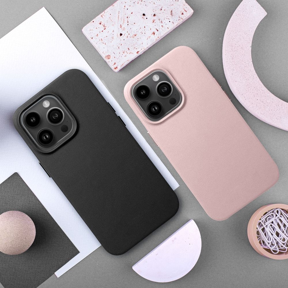 LEATHER MAG COVER case for IPHONE 11 black