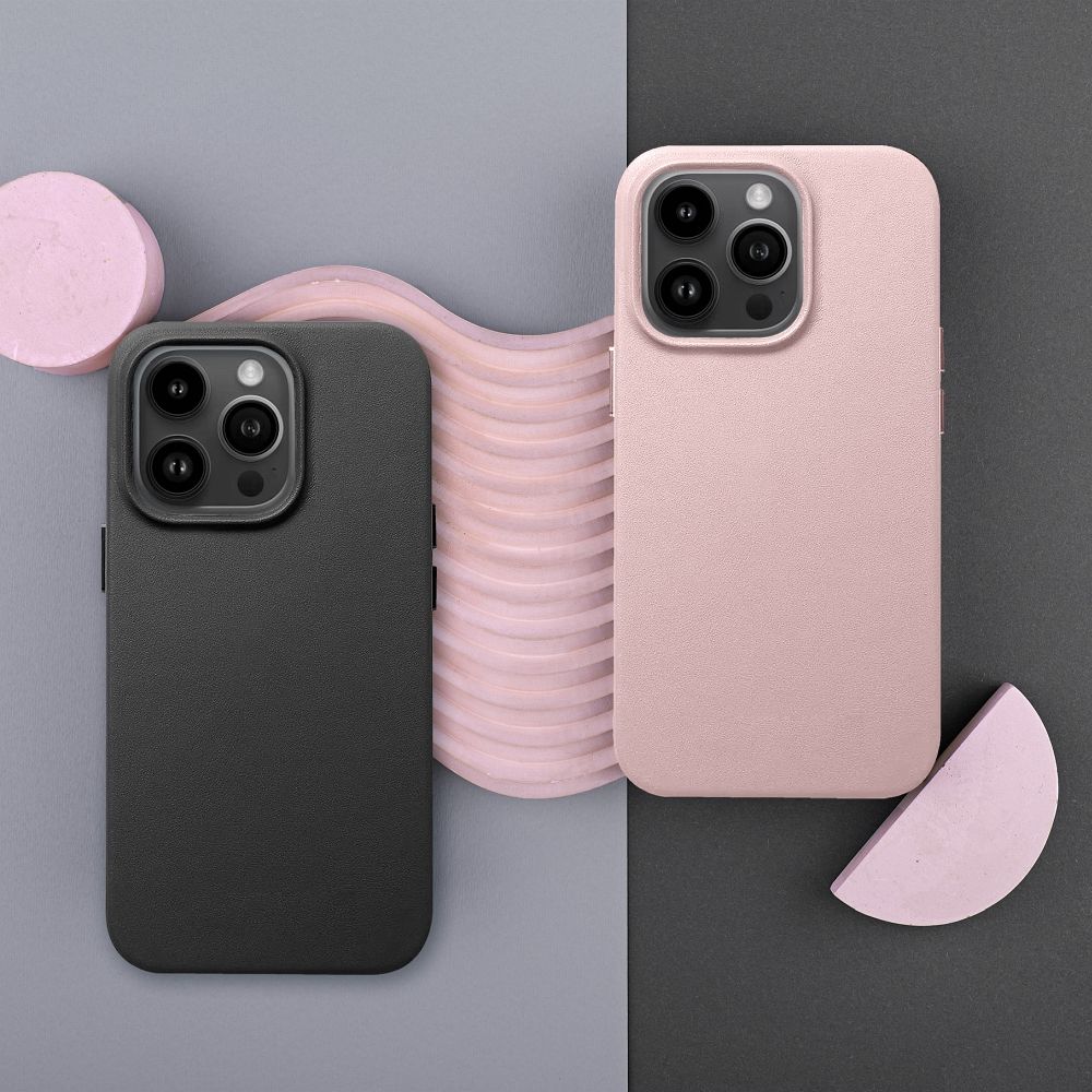LEATHER MAG COVER case for IPHONE 11 black