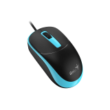 Genius DX-123 /Drátová/Optická/1200DPI/3 tlačítka/USB/ černo-modrá