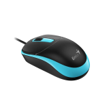 Genius DX-123 /Drátová/Optická/1200DPI/3 tlačítka/USB/ černo-modrá
