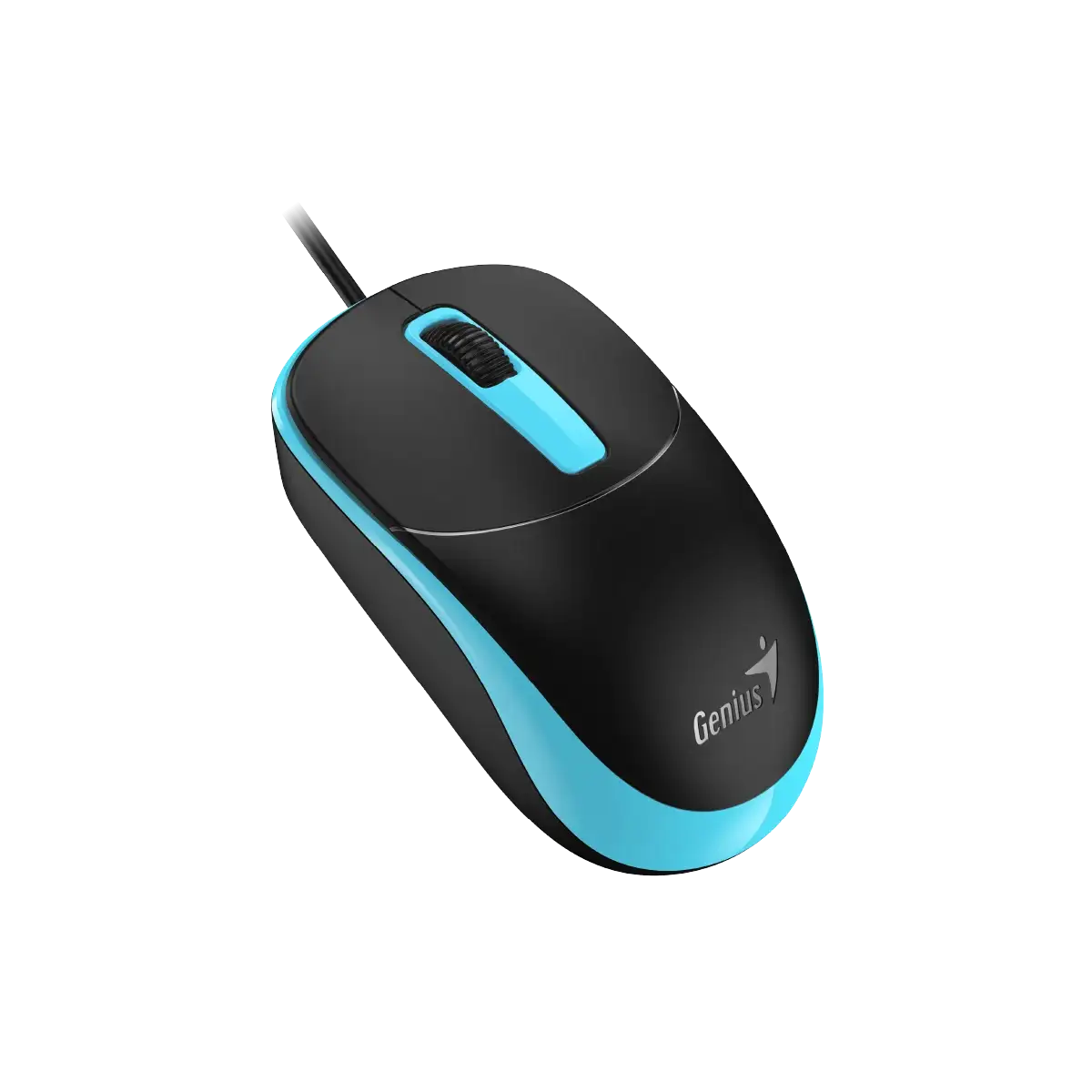 Genius DX-123 /Drátová/Optická/1200DPI/3 tlačítka/USB/ černo-modrá