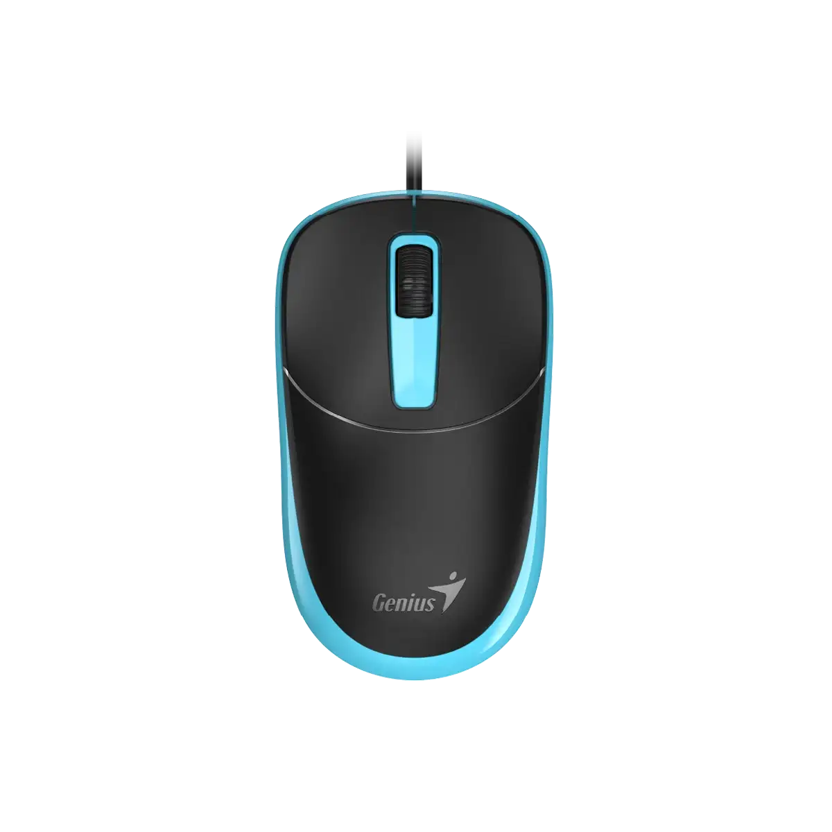 Genius DX-123 /Drátová/Optická/1200DPI/3 tlačítka/USB/ černo-modrá