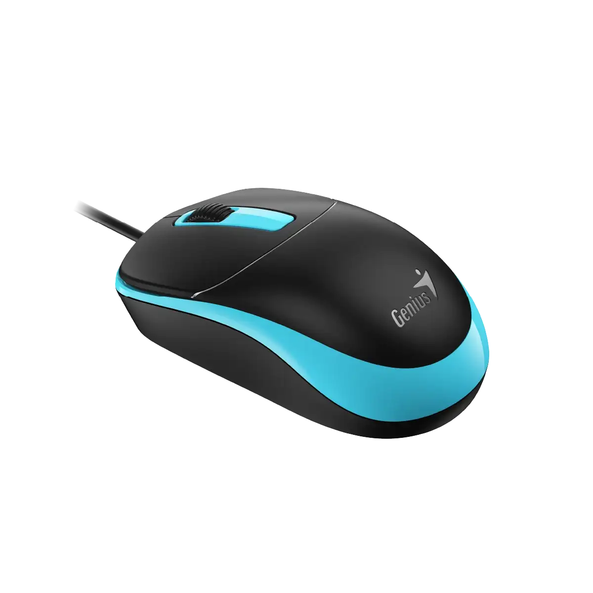 Genius DX-123 /Drátová/Optická/1200DPI/3 tlačítka/USB/ černo-modrá