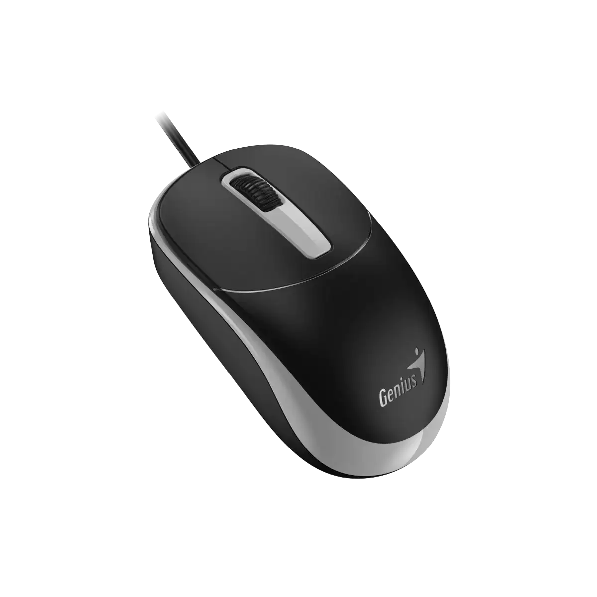 Genius DX-123 /Drátová/Optická/1200DPI/3 tlačítka/USB/ černo-šedá
