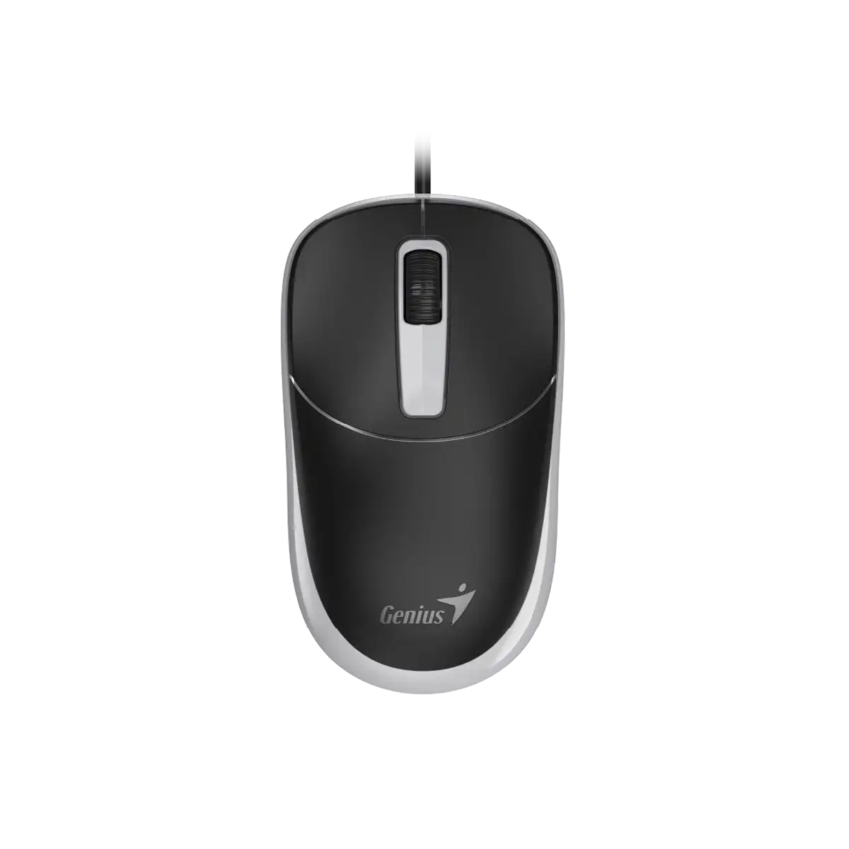 Genius DX-123 /Drátová/Optická/1200DPI/3 tlačítka/USB/ černo-šedá