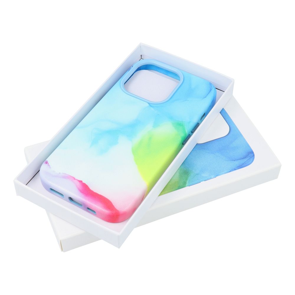 LEATHER MAG COVER case for IPHONE 13 Pro Max color splash