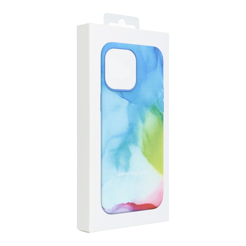 LEATHER MAG COVER case for IPHONE 13 Pro Max color splash