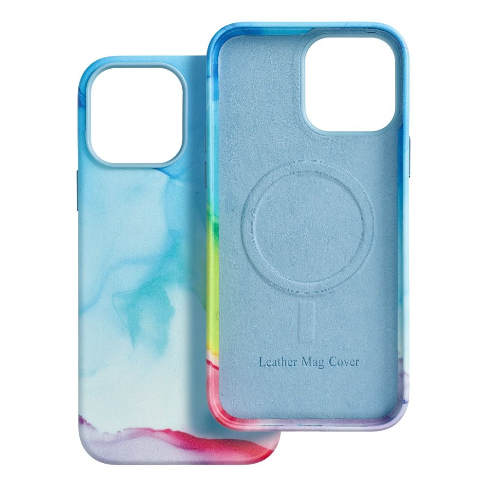 LEATHER MAG COVER case for IPHONE 13 Pro Max color splash