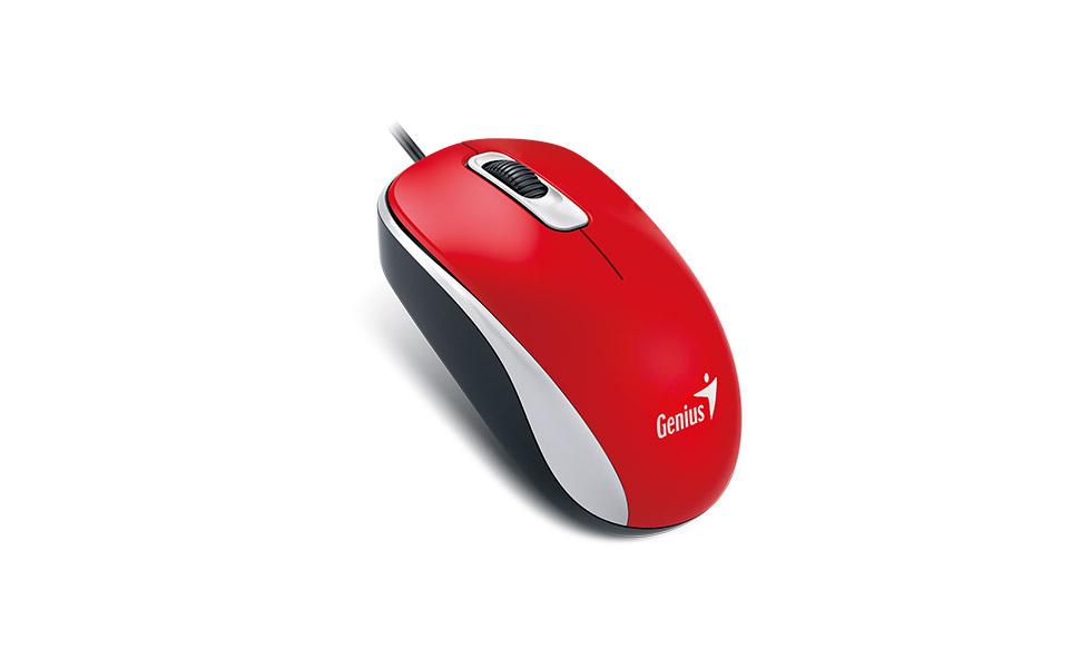 Geniues DX-110 /Optická/1000 DPI/Drátová/USB/ červená