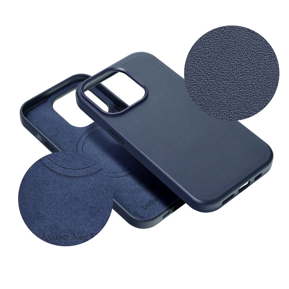 LEATHER MAG COVER case for IPHONE 11 Pro indigo blue