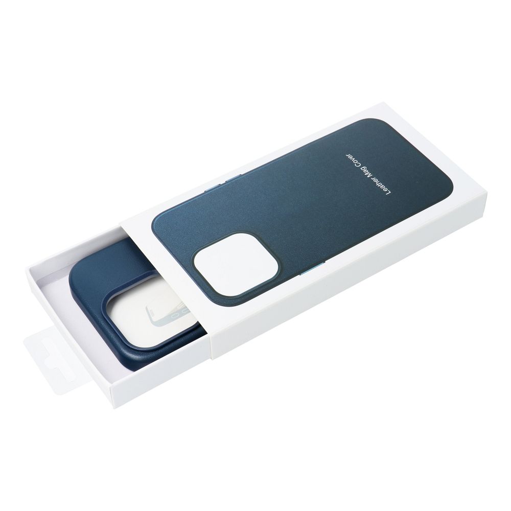 LEATHER MAG COVER case for IPHONE 11 Pro indigo blue