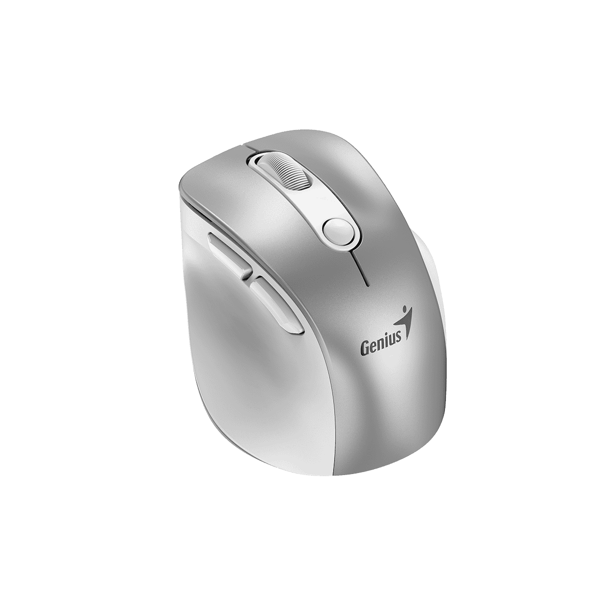 Genius Ergo 9000S Pro /Ergonomická/Optická/Pro praváky/2 400 DPI/USB+BT/ stříbrná