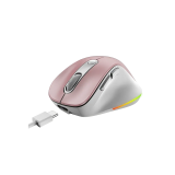 Genius Ergo 9000S Pro /Ergonomická/Optická/Pro praváky/2 400 DPI/USB+BT/ růžová