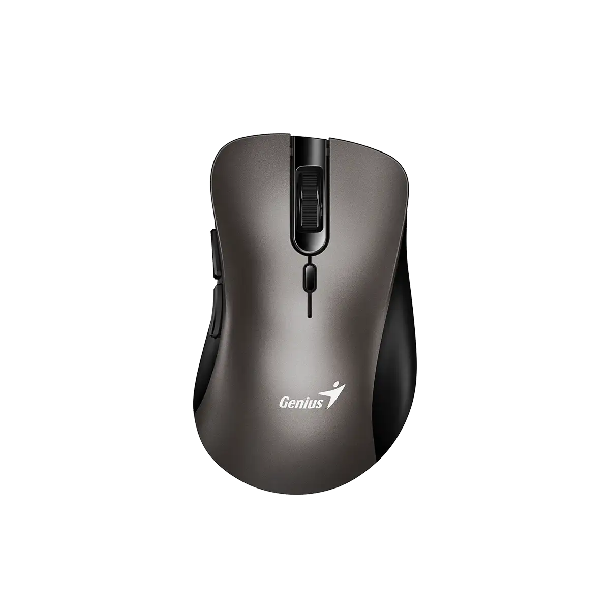 Genius Ergo 8100S /Bezdrátová/Ergonomická/Optická/Pro praváky/1 600 DPI/USB/ titanová