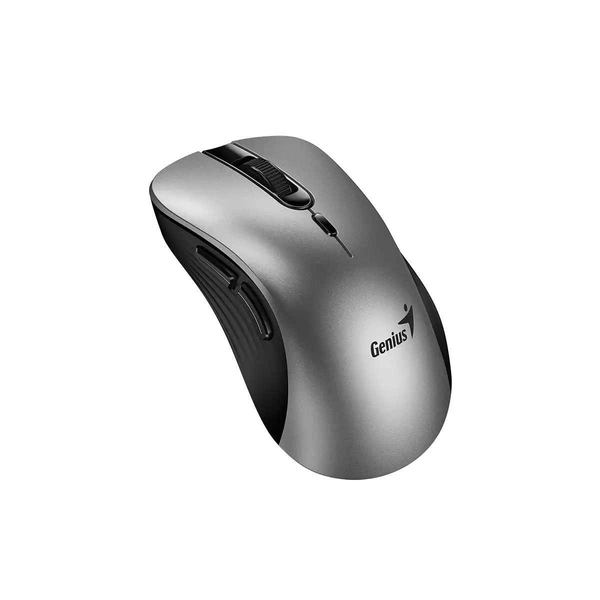 Genius Ergo 8100S AI /Bezdrátová/Ergonomická/Optická/Pro praváky/1 600 DPI/Copilot/USB/ stříbrno-šedá