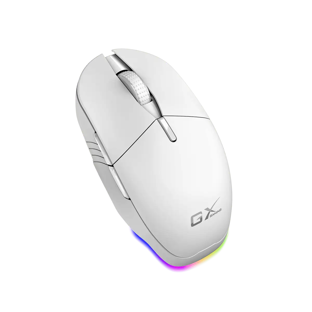 Genius GX Gaming Scorpion M8250 AI /Bezdrátová/3200DPI/6 tlačítek/BT/2,4GHz/USB-C/Copilot/ bílá