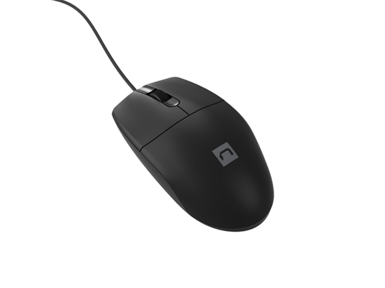 Natec RUFF 2 /Drátová USB/1 000 DPI/Optická/1 000 DPI/ černá