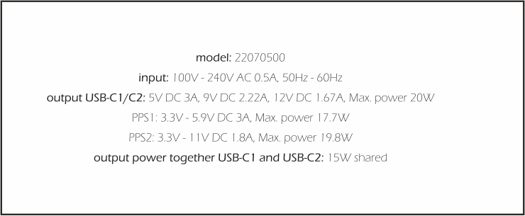 Swissten síťový adaptér /GaN/2x USB-C/20W Power Delivery/ černá