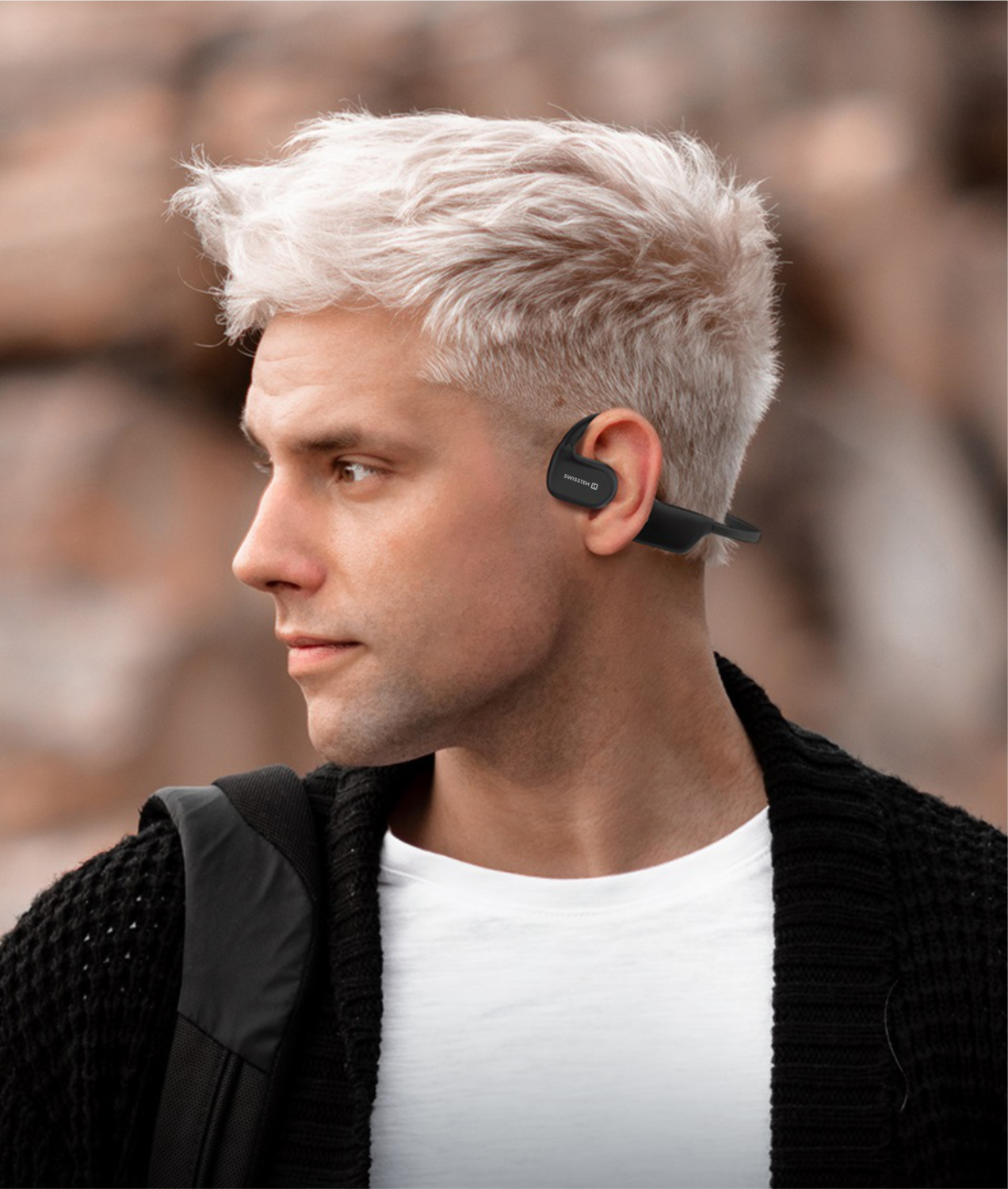 Swissten Gym Open Ear bluetooth sluchátka