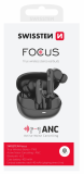 Swissten Focus ANC sluchátka černá