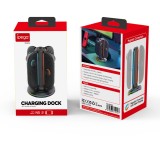 iPega SW2052 Nabíjecí Stanice s RGB pro JoyCon Ovladače Nintendo Switch 2 černá