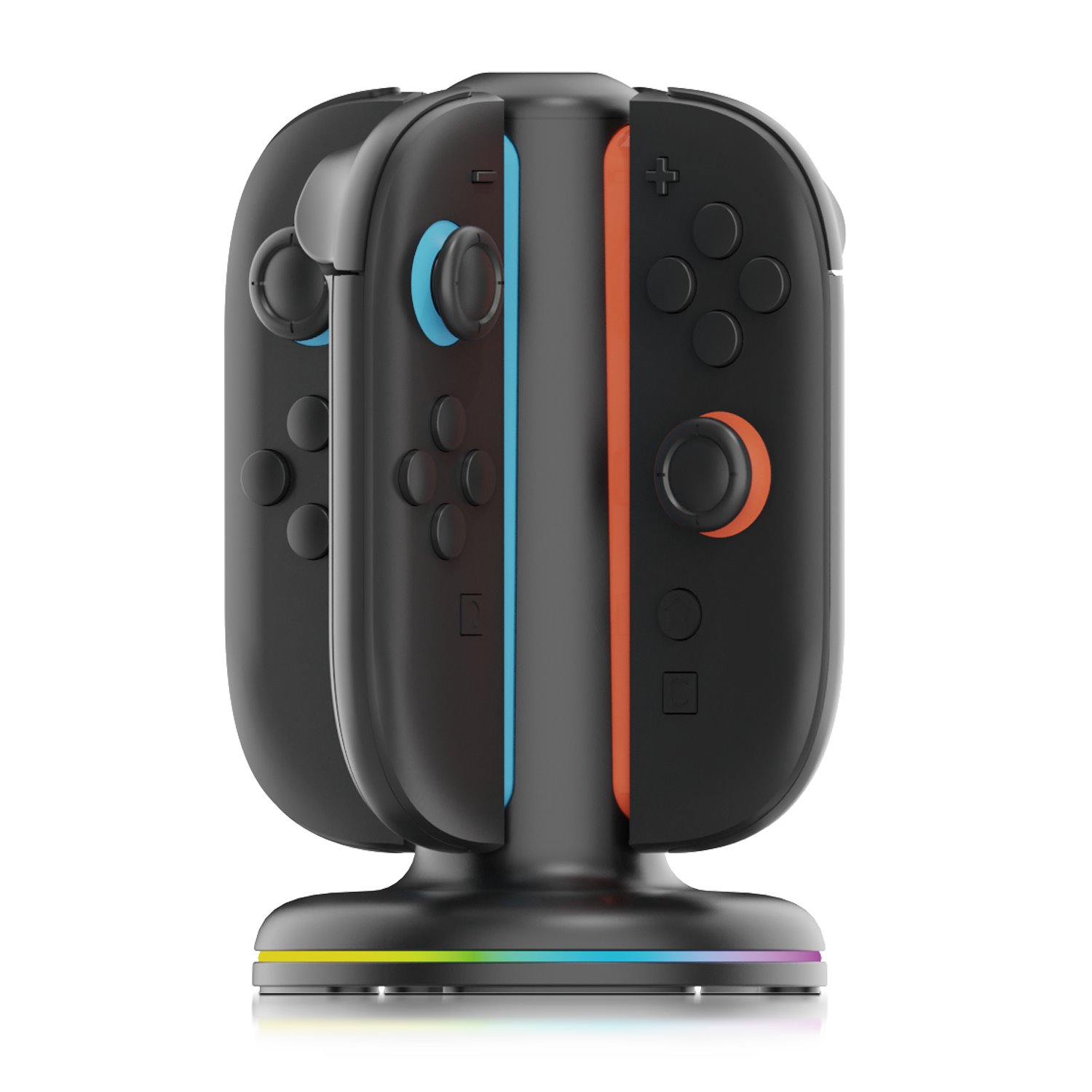 iPega SW2052 Nabíjecí Stanice s RGB pro JoyCon Ovladače Nintendo Switch 2 černá