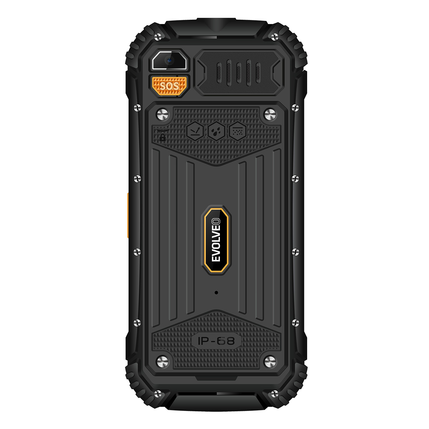 Evolveo StrongPhone Q1 černá / oranžová