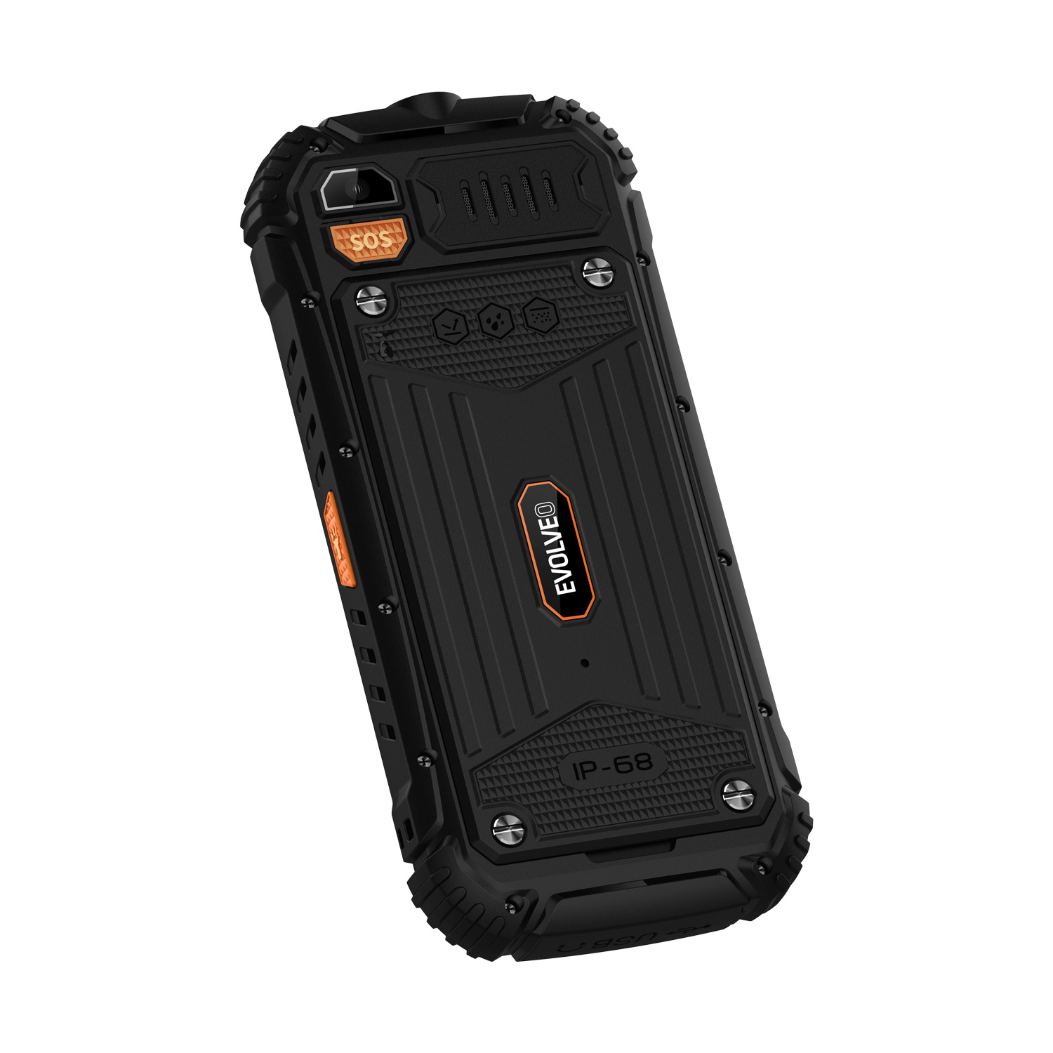 Evolveo StrongPhone Q1 černá / oranžová