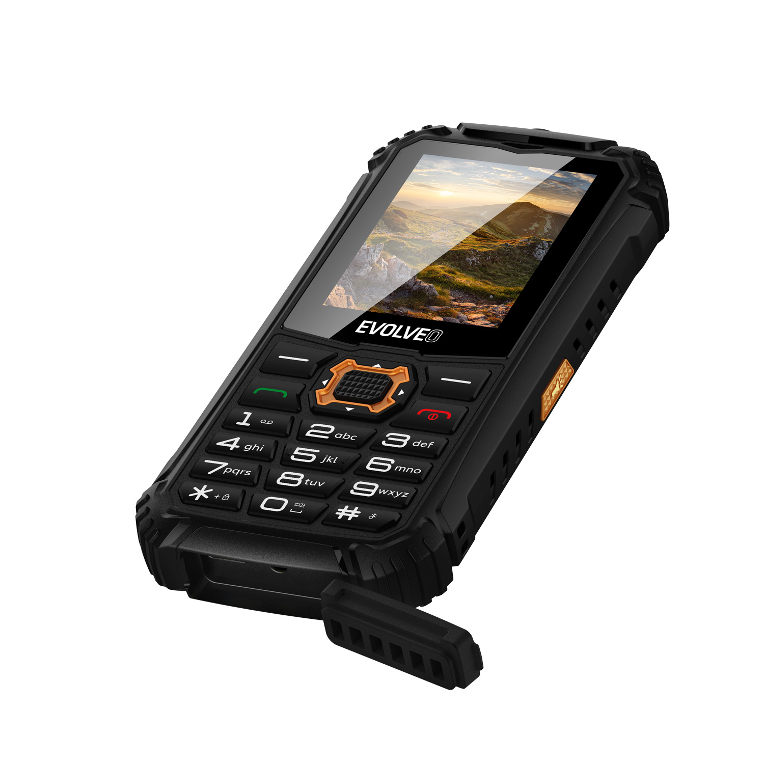 Evolveo StrongPhone Q1 černá / oranžová