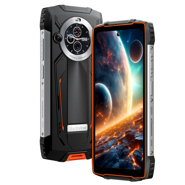Blackview BV8200 12GB/256GB černá / oranžová