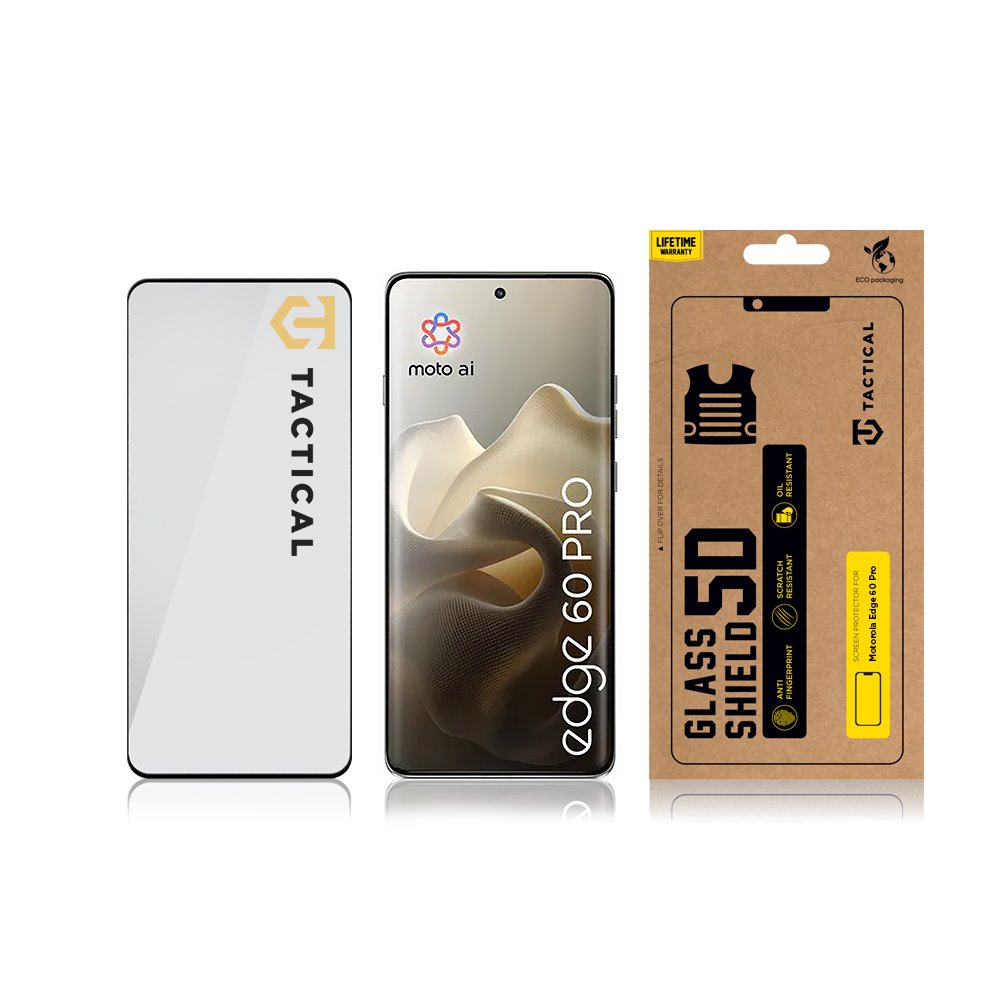 Tactical Glass Shield 5D sklo pro Motorola Edge 60 Pro Black
