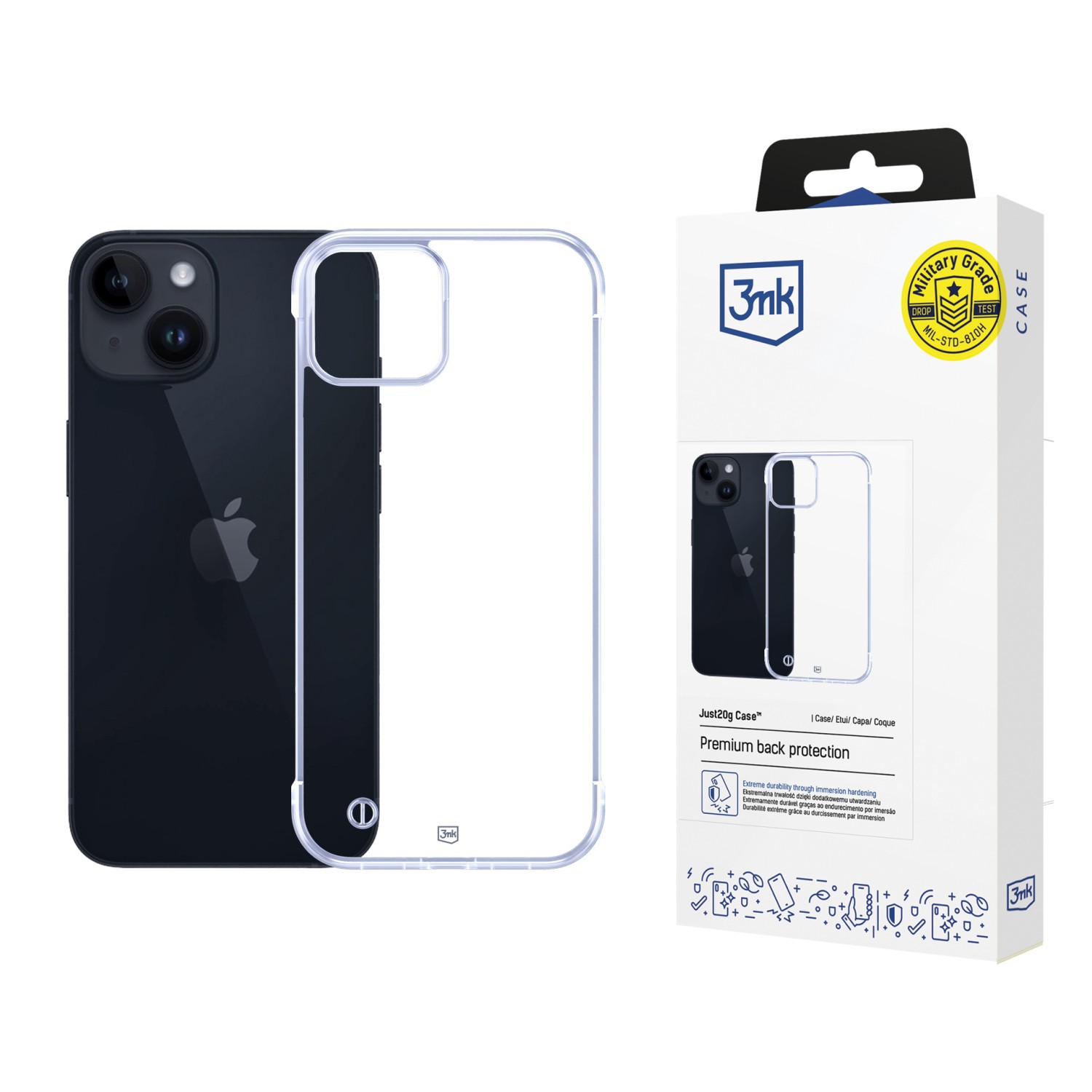 Pouzdro 3mk Just20g Clear Case pro Samsung Galaxy S24 Ultra, transparentní