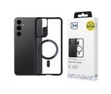 Ochranné pouzdro 3mk Satin Armor MagCase pro Samsung Galaxy A15 5G, transparentní / černá