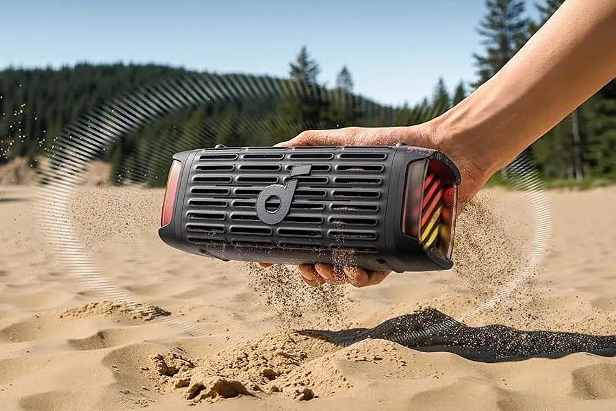 Anker soundcore Boom 3i Bluetooth reproduktor hnědá