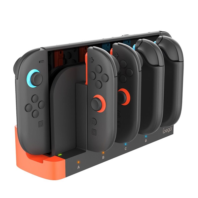 iPega SW2185 Nabíjecí Stanice pro JoyCon Ovladače Nintendo Switch 2 Black
