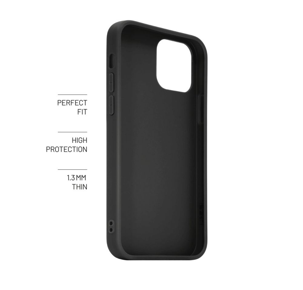Zadní pogumovaný kryt FIXED Story pro Xiaomi 15T, černý