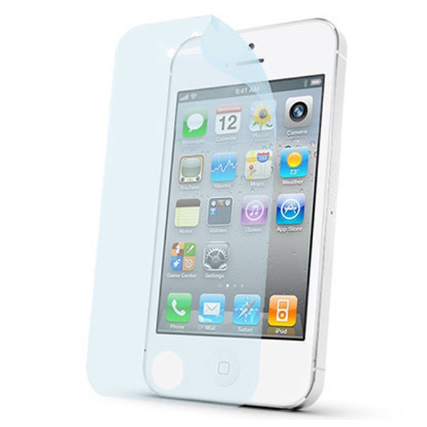 Prémiová ochranná fólie displeje CELLY pro Apple iPhone 4/4S, lesklá, 2ks