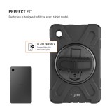 Odolné pouzdro se stojánkem FIXED Rugged Tab Case pro Samsung Galaxy Tab A9, černé