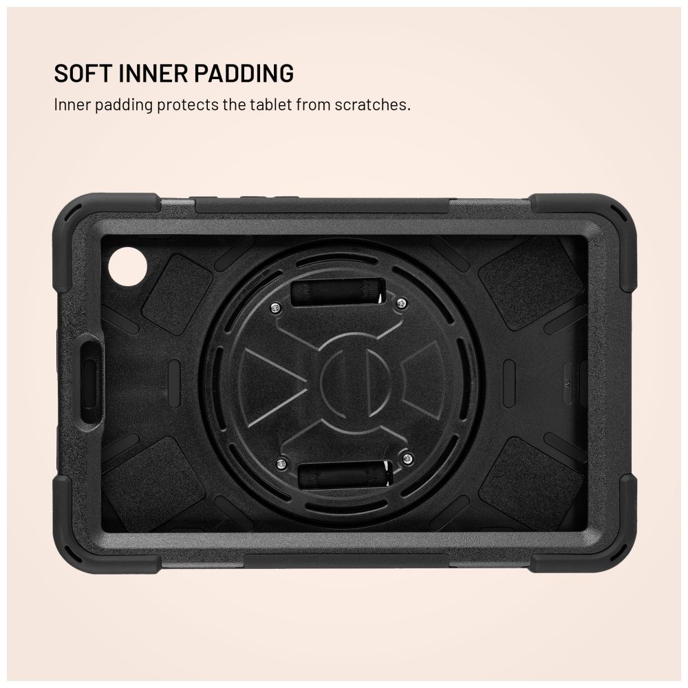 Odolné pouzdro se stojánkem FIXED Rugged Tab Case pro Samsung Galaxy Tab A9, černé