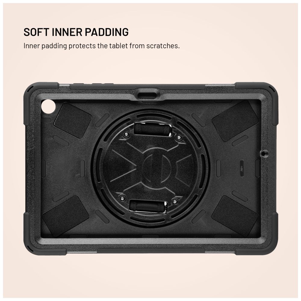 Odolné pouzdro se stojánkem FIXED Rugged Tab Case pro Samsung Galaxy Tab A9+, černé