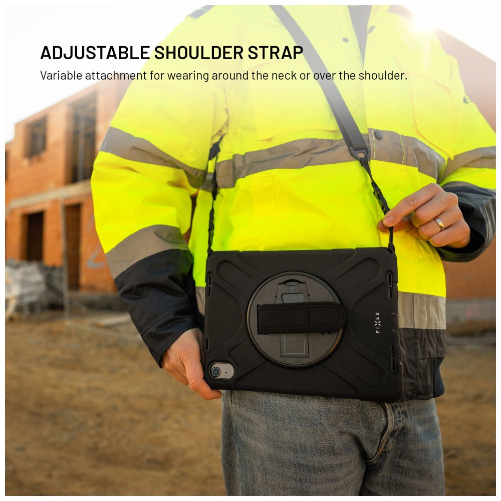 Odolné pouzdro se stojánkem FIXED Rugged Tab Case pro Samsung Galaxy Tab S6 Lite 2020/2022/2024, černé