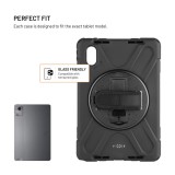 Odolné pouzdro se stojánkem FIXED Rugged Tab Case pro Lenovo Tab M11 11" 2024, černé