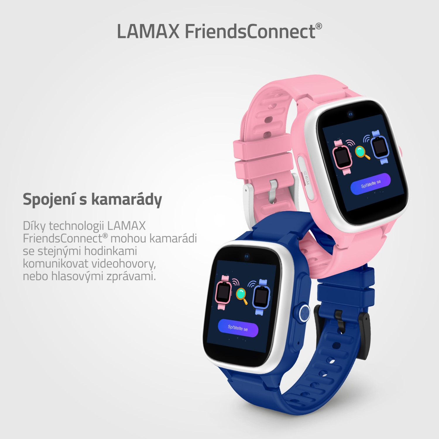 Lamax WatchY4 Play modrá
