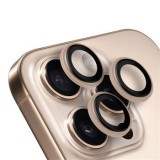 OBAL:ME ochrana čoček pro Apple iPhone 16eApple iPhone 16 Pro/16 Pro Max, desert titanium