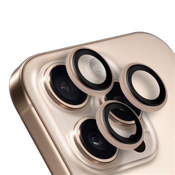 OBAL:ME ochrana čoček pro Apple iPhone 16eApple iPhone 16 Pro/16 Pro Max, desert titanium